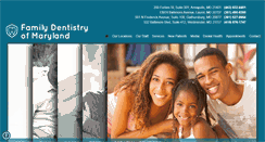 Desktop Screenshot of familydentistrymaryland.com